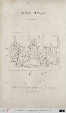 Jugement de Salomon, du poussin (No.77)