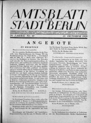 1929,41: Nr. 41, 13. Oktober 1929