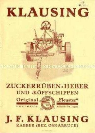Zuckerrüben-Heber und -Köpfschippen