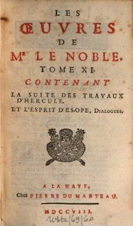 Les oeuvres, 11