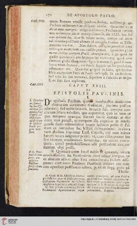 Capvt XVIII