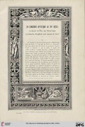 15: Un concours artistique au XVIe siècle, [3] : la guerre de Pise, par Michel-Ange et la bataille d'Anghiari, par Léonard de Vinci