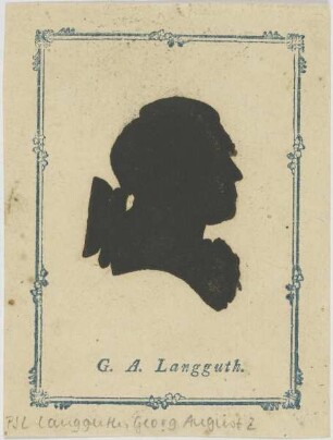 Bildnis des G. A. Langguth