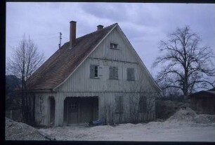 Empfangsgebäude Schörzingen (Gleisseite, aus Richtung Balingen)