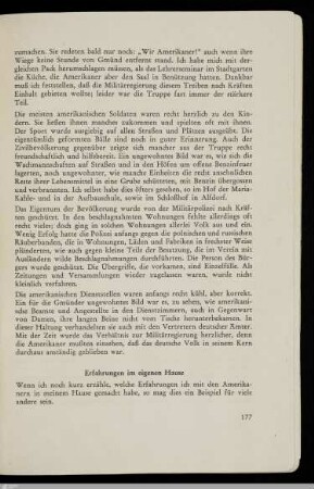 Erfahrungen im eigenen Hause