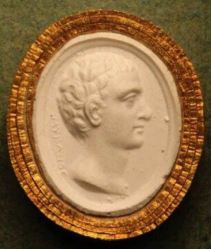 Profilbildnis des Cajus Caligula (Daktyliothek, Zweites Historisches Tausend)