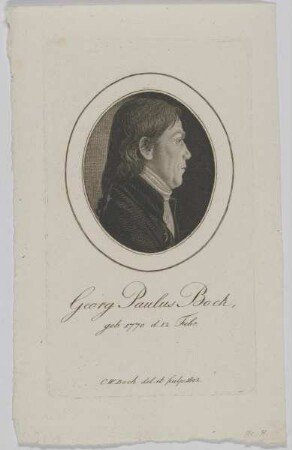 Bildnis des Georg Paulus Bock