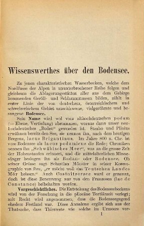 Neuester Führer durch Lindau, Bregenz und deren Umgebungen