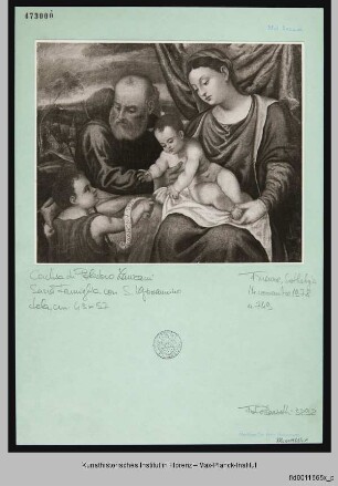 Heilige Familie mit Johannesknabe