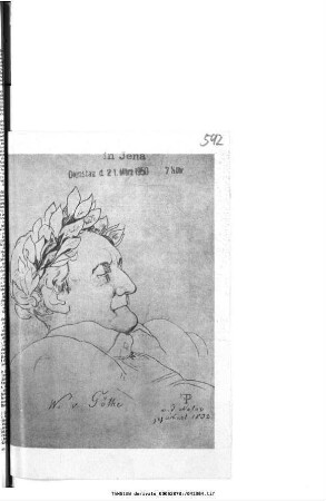 Goethe-Feier [...]Lieder und Dichtung
