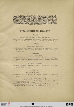 Neufürstliche Häuser (Nr. 12583-13964)