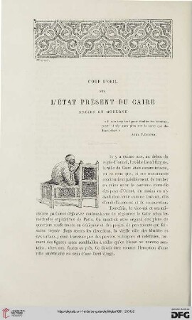 2. Pér. 24.1881: Coup d'oeil sur l'état présent du Caire ancien et moderne, [1]