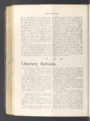Literary notices