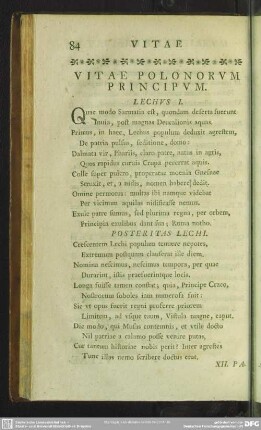 Vitae Polonorum Principum