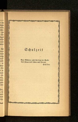 Schulzeit