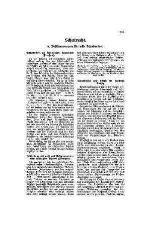 Schulrecht