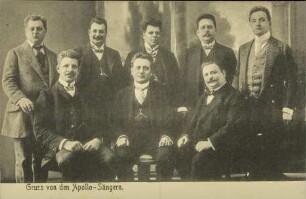 Gruss von den Apollo-Sängern.
