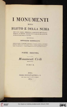 Band 2,2: I monumenti dell'Egitto e della Nubia: Monumenti civili