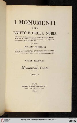 Band 2,2: I monumenti dell'Egitto e della Nubia: Monumenti civili