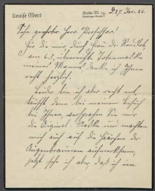Projekt "Porträt Friedrich Ebert"