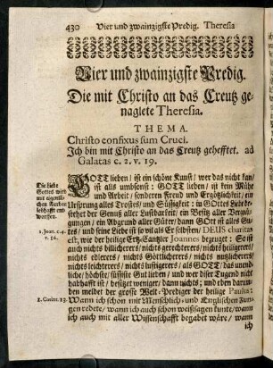 430-446, Vier und zwainzigste Predig.