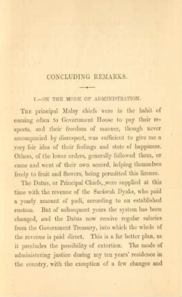Concluding remarks