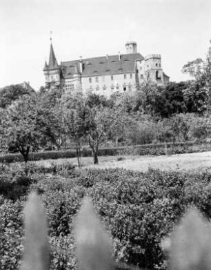 Blick zum Schloss Püchau