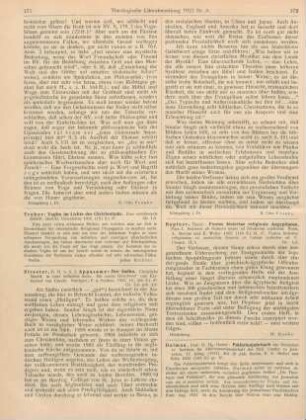 171 [Rezension] Trebor, Yogha im Lichte des Christentums. Eine versöhnende Schrift