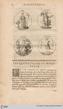 Les quatre parties du monde