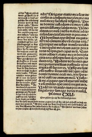 Psalmus CXLI. - Psalmus CL.
