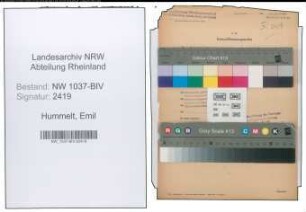 Entnazifizierung Emil Hummelt , geb. 05.10.1913 (Angestellter)
