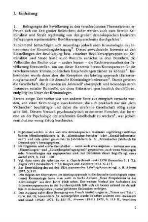 1. Fragestellung und Stand der Forschung