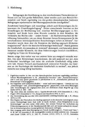 1. Fragestellung und Stand der Forschung