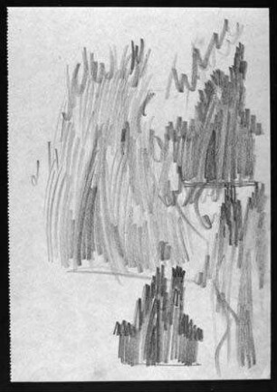 Skizze zu "Der Golem, wie er in die Welt kam" (1920)