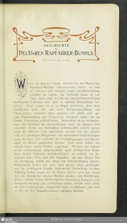 Geschichte des Deutschen Radfahrer-Bundes
