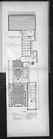 Stuttgarter Bad. II. Stock. Grundriss