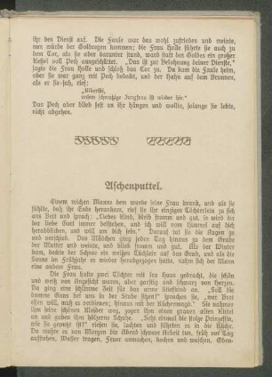 Aschenputtel.