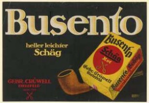 Busento heller leichter Schäg, Gebrüder Crüwell