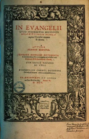 In evangelii quod inscribitur secundum Lucam duodecim priora capita homiliae centum & decem ...