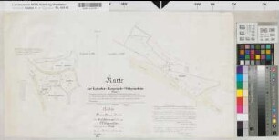 Wittgenstein-Kunst (Laasphe), Hudebefreiung Wittgenstein-Kunst, Brouillonkarte  Abtretungen der Standesherrschaft Wittgenstein an Ludwig Spies und Heinrich Vomhof