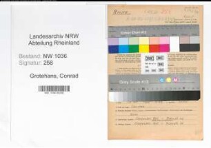 Entnazifizierung Conrad Grotehans , geb. 22.09.1887 (Schlosser)