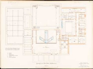 Schauspielhaus, Berlin Umbau: Grundriss von der Rüstkammer 1:100