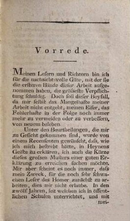 Erklärende Anmerkungen zum Homer, Fünfter Band