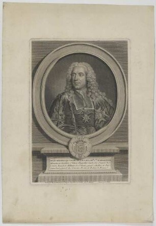 Bildnis des Marc-Pierre de Voyer de Paulmy d' Argenson