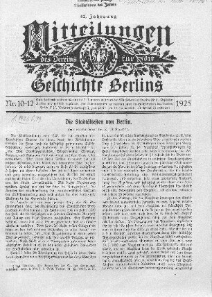 Die Stadtältesten von Berlin