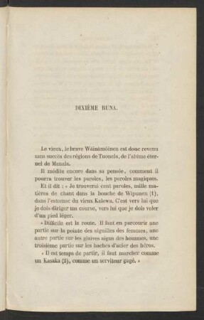 Dixième Runa.