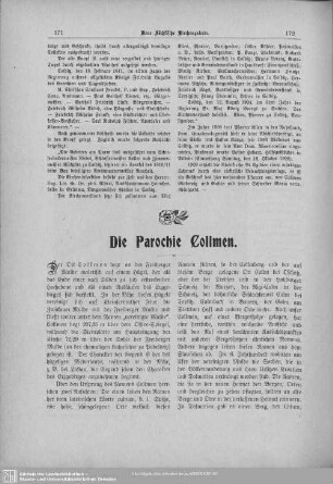 Die Parochie Collmen