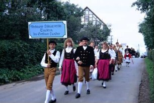 Festumzug, Wechmarer Heimatverein mit Trachten des Gothaer Landes