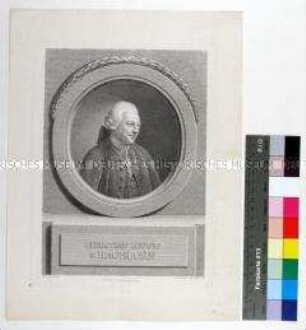 Porträt des Kunsttheoretikers, Kunstsammlers und Diplomaten Christian Ludwig von Hagedorn
