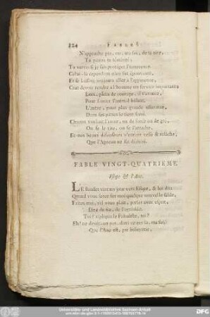 Fable Vingt-Quatrieme. Esope & l'Ane.